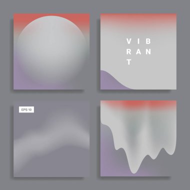 tasarım şablonları ile canlı gradyan şekilleri