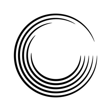 soyut yuvarlak şekil