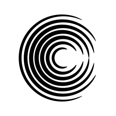 soyut yuvarlak şekil