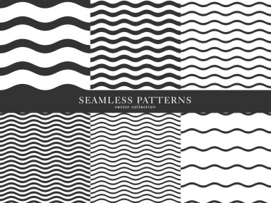 Dalgalar geometrik Dikişsiz desen