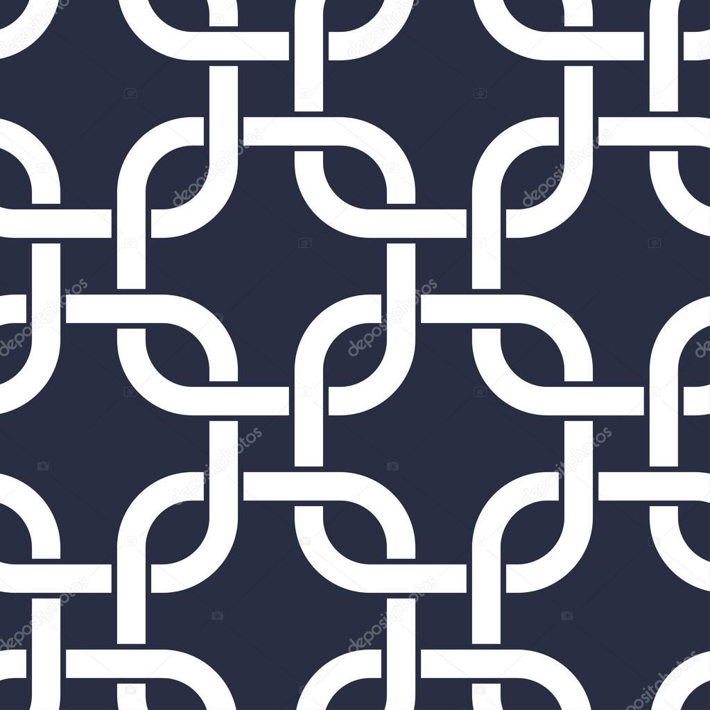Rounded squares seamless pattern