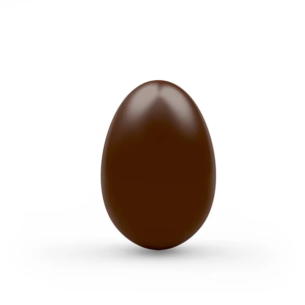 Huevo de Pascua hecho de chocolate —  Fotos de Stock