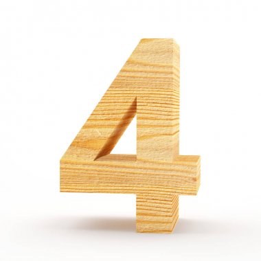 Beyaz ahşap sayı 4