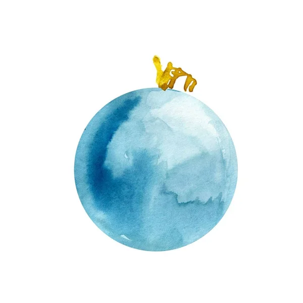 Suluboya Noel ağacı Noel süsleri lekeleri leke bırakır. Sulu Boya Noel topları