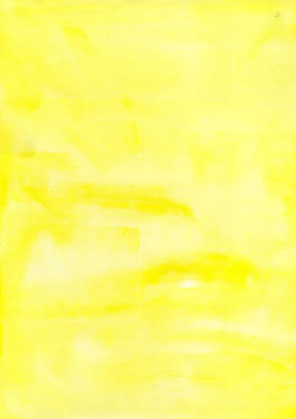 Tasarımınız için sarı suluboya arka plan. Beyaz arka plan üzerinde parlak suluboya doku el boyalı