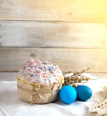 Tatil için Paskalya pastası, kopyalama alanı