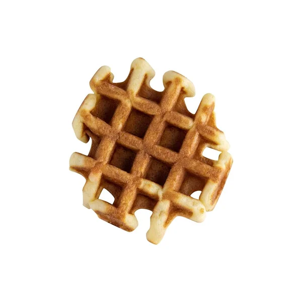 Wiener Waffel Großaufnahme Auf Weißem Hintergrund Isoliert — Stockfoto