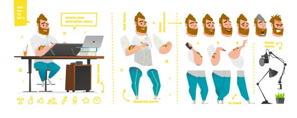 Stilize karakter vücut parçaları 