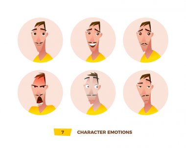Karakterleri avatarları duygu 