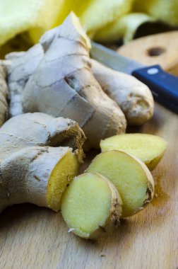 taze zencefil kökü