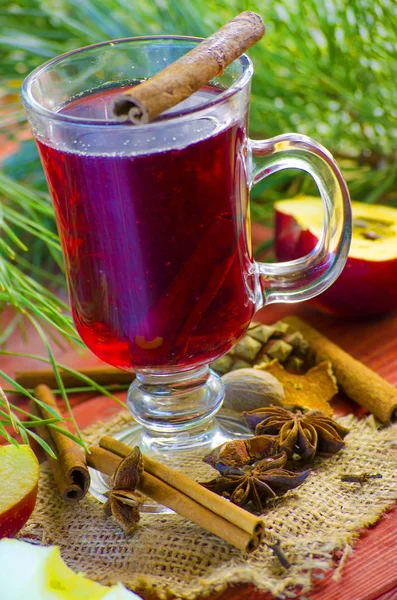 Spicy Christmas drink — Stock Photo, Image
