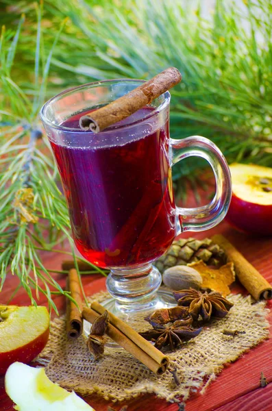 Spicy Christmas drink — Stock Photo, Image