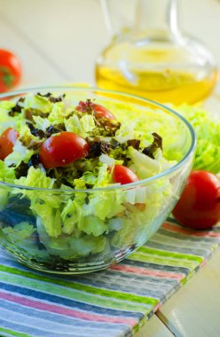 diyet sebze salatası