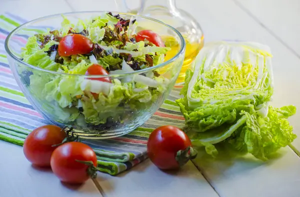 Dieet plantaardige salade — Stockfoto