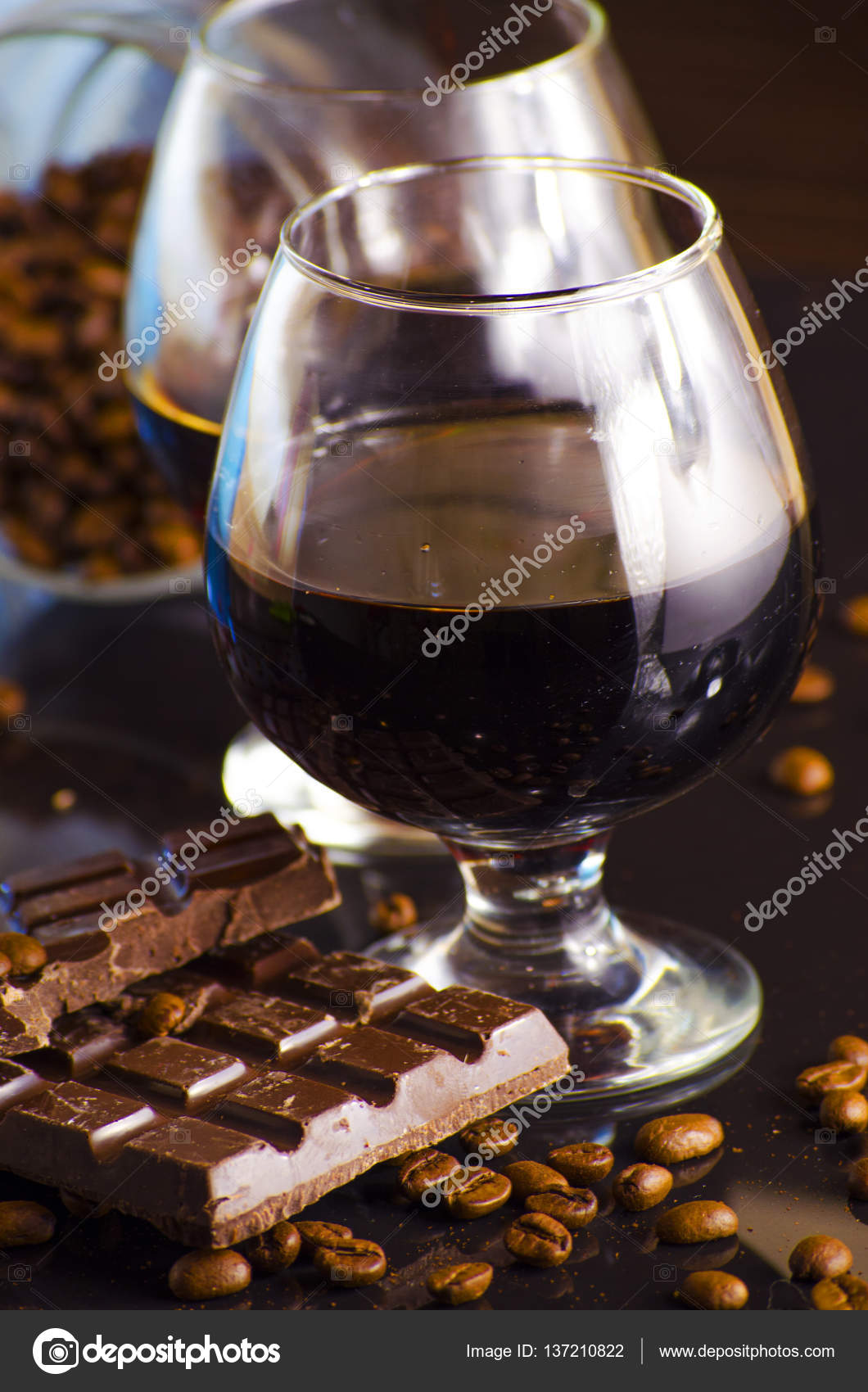 Rum and chocolate — Stock Photo © Katerina3 137210822