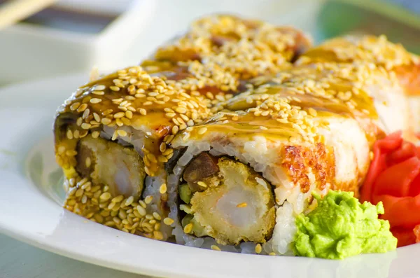 Sushi s úhoře — Stock fotografie