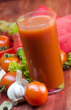 Vegetable juice and vegetables
