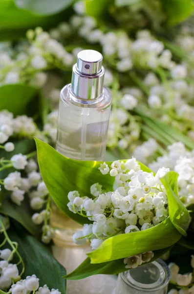 Perfume with lily of the valley aroma — Stock Photo, Image