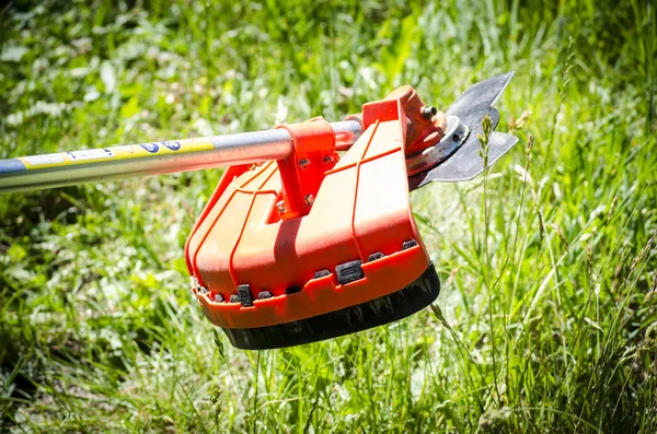 Mowing the grass — Stock Photo, Image