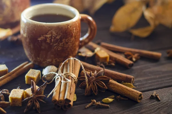 Café com temperos — Fotografia de Stock