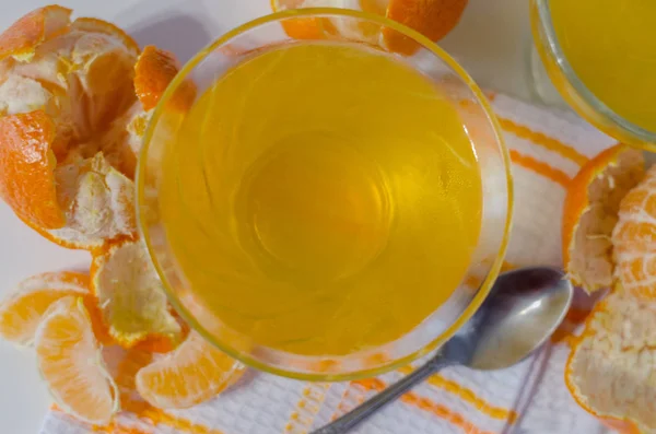 Jelly dari jeruk dan jeruk keprok — Stok Foto