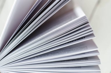 Kağıt kitap sayfaları, arkaplan olarak soyutlama