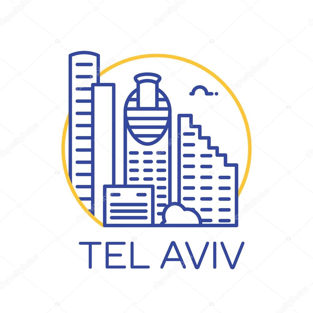 Tel Aviv city icon