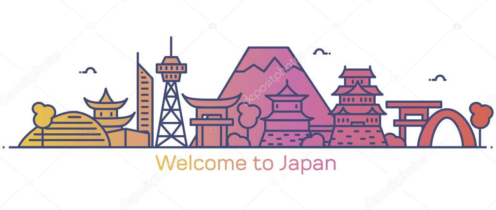 Welcome to Japan banner