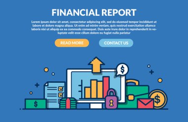 Web sayfası için mali rapor kavramı