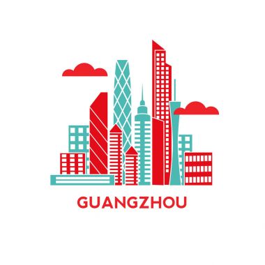 Guangzhou şehir manzarası