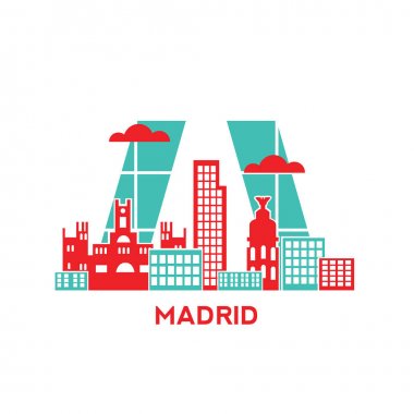 Madrid şehir manzarası