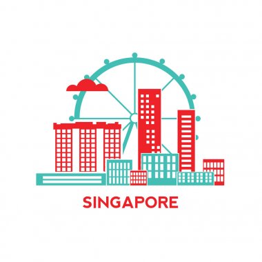 singapur şehir manzarası