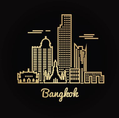 Bangkok şehir manzarası
