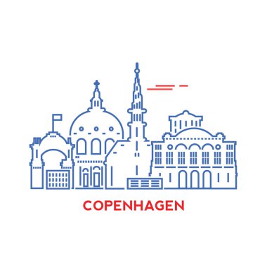 copengagen şehir manzarası