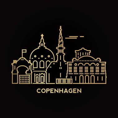 copengagen şehir manzarası