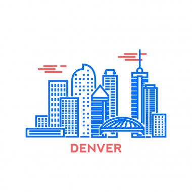 Denver şehir manzarası