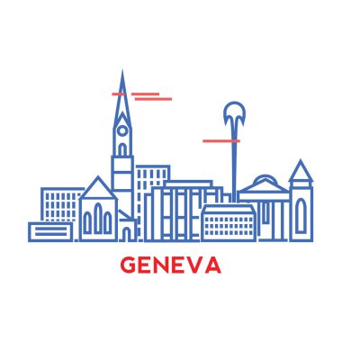 Cenevre şehir manzarası