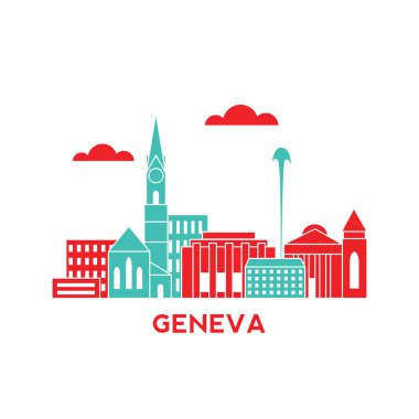 Cenevre şehir manzarası