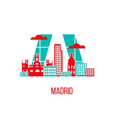 Madrid şehir manzarası