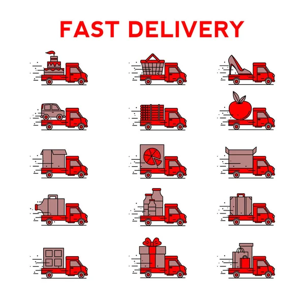 Delivery Service icons — Stock Vector