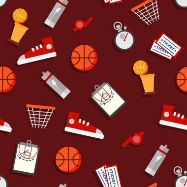 Basketbol seamless modeli