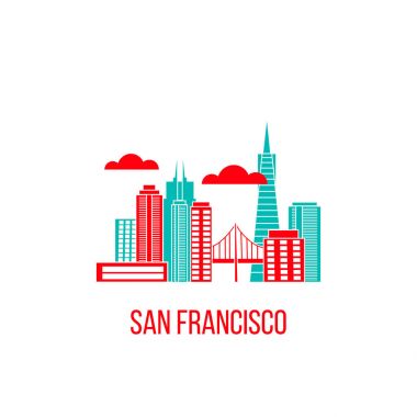 san francisco şehir manzarası