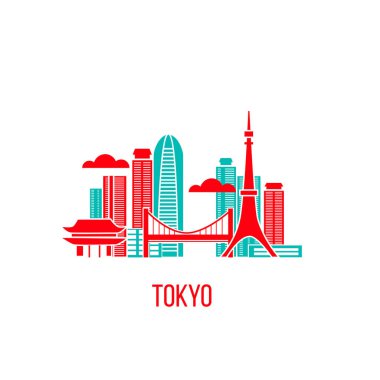 Tokyo şehir manzarası