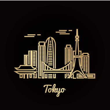 Tokyo şehir manzarası