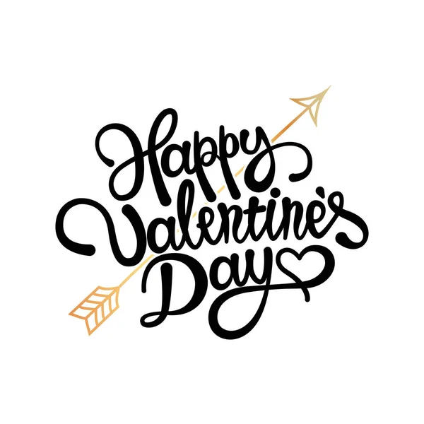 San Valentino lettering sfondo — Vettoriale Stock