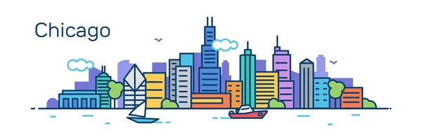 Vector Illustratie Beroerte Ontwerp Van Skyline Van Silhouet Van Stad — Stockvector