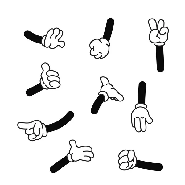 Vector Illustration Design Cartoon Hands Gesturing Isolated White Background Stock Vector Image by © #184894966 Vector Illustration Design Cartoon Hands Gesturing Isolated White Background Stock Vector Image by © #184894966