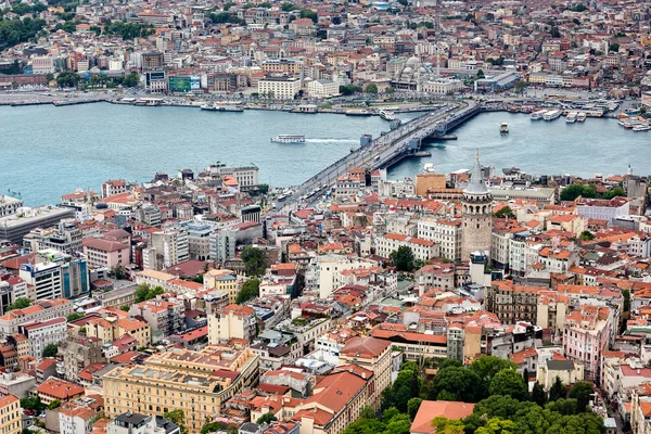 Estambul Galata desde el aire — Foto de Stock