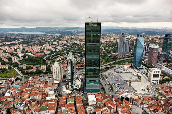 Estambul Levent desde el aire — Foto de Stock