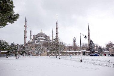 Sultan Ahmet Meydanı kışın